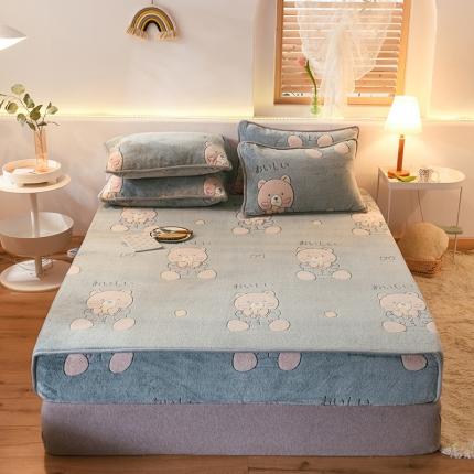 甜之梦 2025新款310g雪花绒单品床笠 小熊维尼