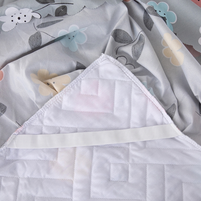 91家纺网 家纺一手货源 找家纺 纽缦 2020新款加厚磨毛单件夹棉床裙 豆蔻年华