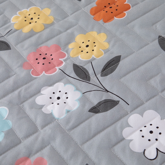 91家纺网 家纺一手货源 找家纺 纽缦 2020新款加厚磨毛单件夹棉床裙 豆蔻年华