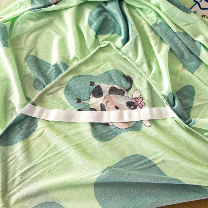 91家纺网 家纺一手货源 找家纺 纽缦 2020新款绒单层床裙 奶牛块