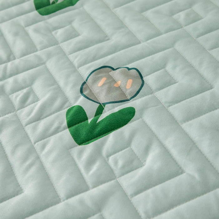 91家纺网 家纺一手货源 找家纺 纽缦 2020新款加厚磨毛单件夹棉床裙 梦想秀