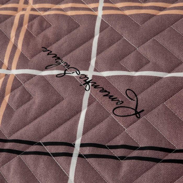 91家纺网 家纺一手货源 找家纺 纽缦 2020新款加厚磨毛单件夹棉床裙 随想