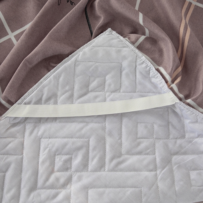 91家纺网 家纺一手货源 找家纺 纽缦 2020新款加厚磨毛单件夹棉床裙 随想