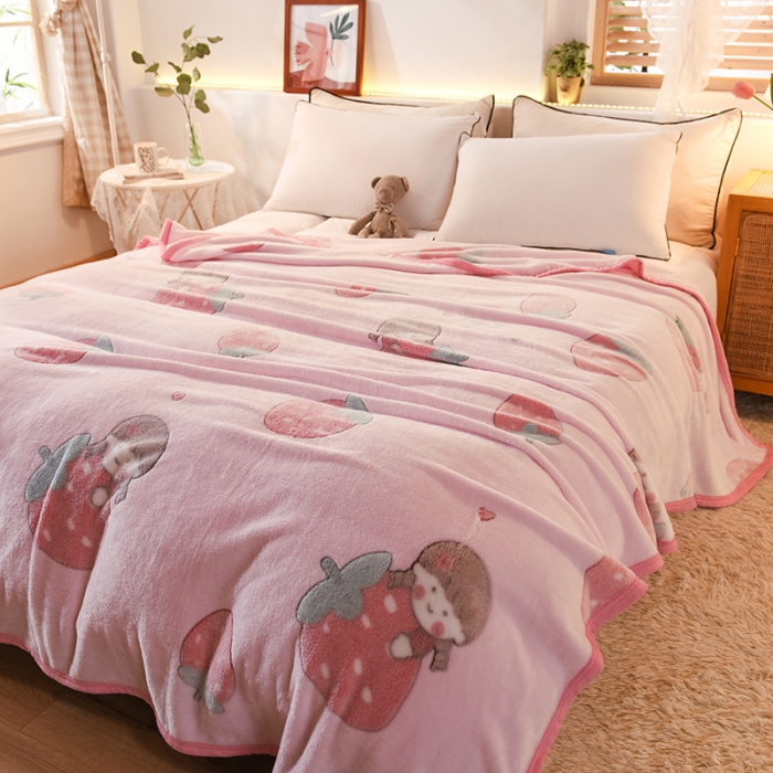 91家纺网 家纺一手货源 找家纺 （总）甜之梦 2025新款310g雪花绒单品毛毯