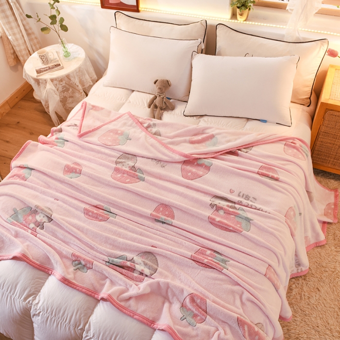 91家纺网 家纺一手货源 找家纺 （总）甜之梦 2025新款310g雪花绒单品毛毯