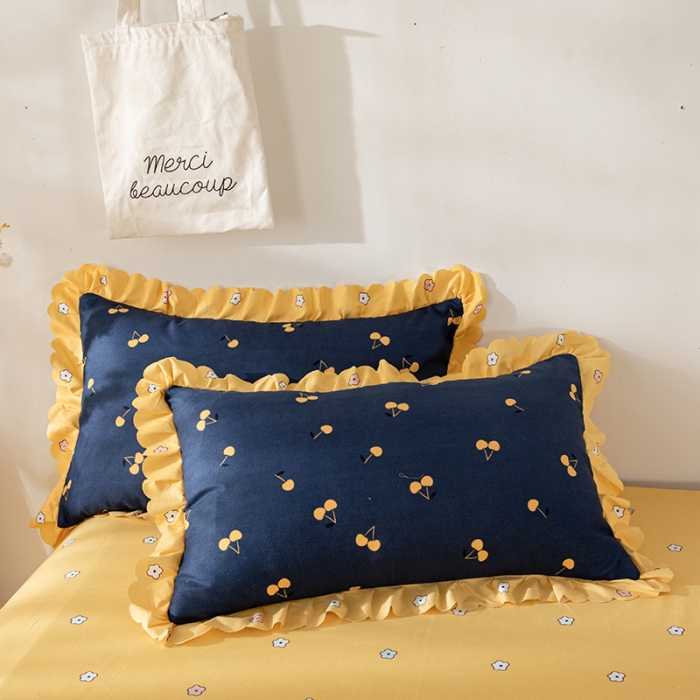 91家纺网 家纺一手货源 找家纺 纽缦 2020新款加厚磨毛床单款四件套 彩虹小镇