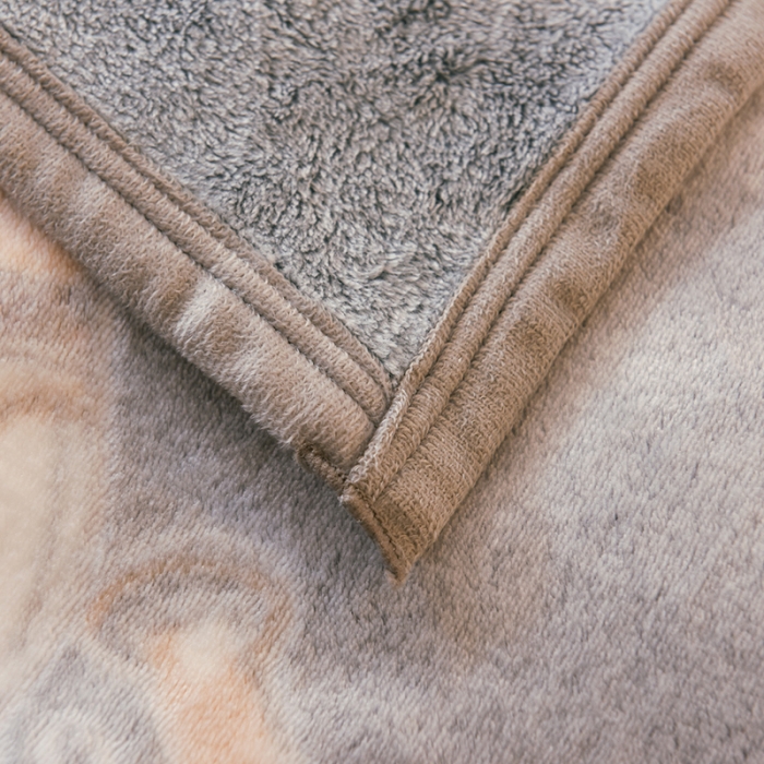 91家纺网 家纺一手货源 找家纺 甜之梦 2025新款310g雪花绒单品毛毯 马到成功