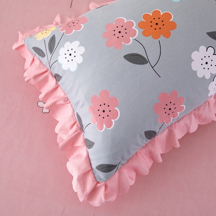 91家纺网 家纺一手货源 找家纺 纽缦 2020新款加厚磨毛床单款四件套 豆蔻年华