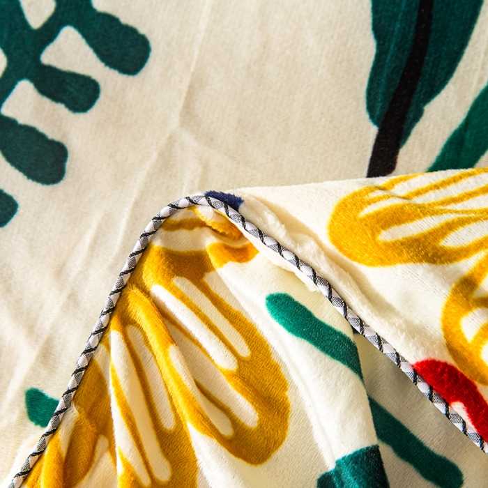 91家纺网 家纺一手货源 找家纺 纽缦 2020新款绒单层床裙四件套 花花世界