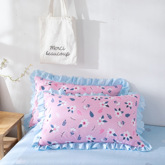 91家纺网 家纺一手货源 找家纺 纽缦 2020新款加厚磨毛床单款四件套 漫漫花香