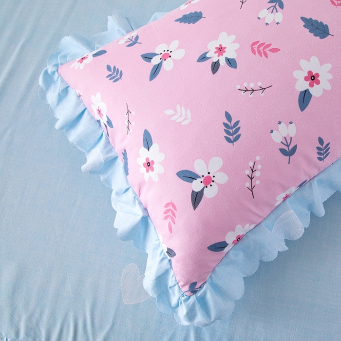 91家纺网 家纺一手货源 找家纺 纽缦 2020新款加厚磨毛床单款四件套 漫漫花香