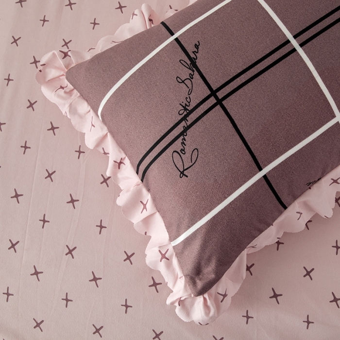 91家纺网 家纺一手货源 找家纺 纽缦 2020新款加厚磨毛床单款四件套 随想