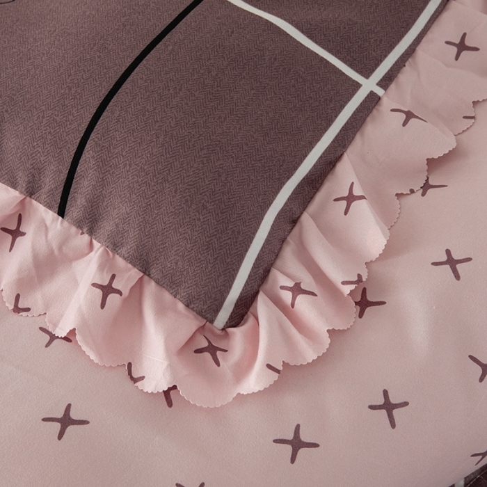 91家纺网 家纺一手货源 找家纺 纽缦 2020新款加厚磨毛床单款四件套 随想