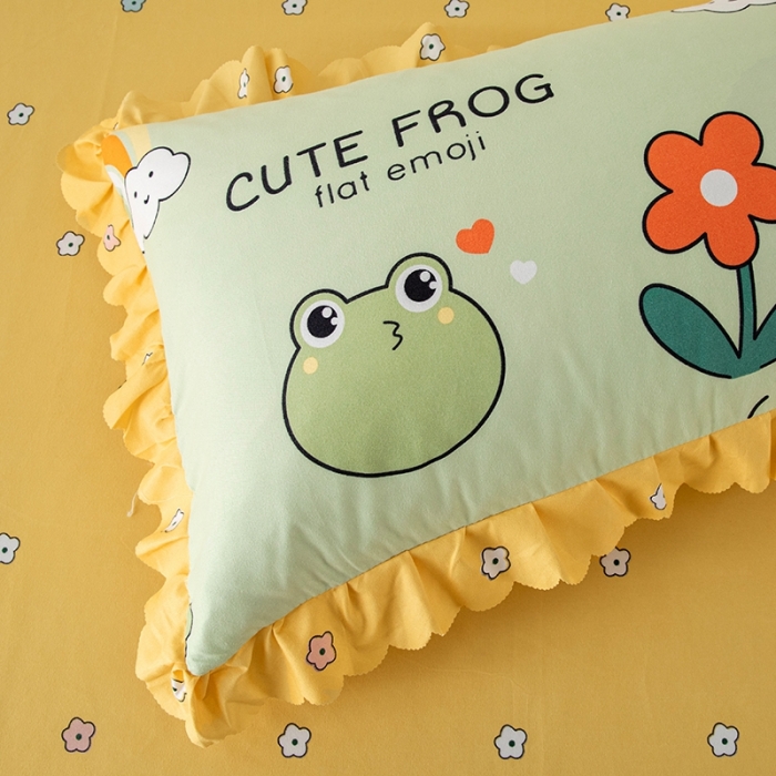 91家纺网 家纺一手货源 找家纺 纽缦 2020新款加厚磨毛床单款四件套 童年乐园