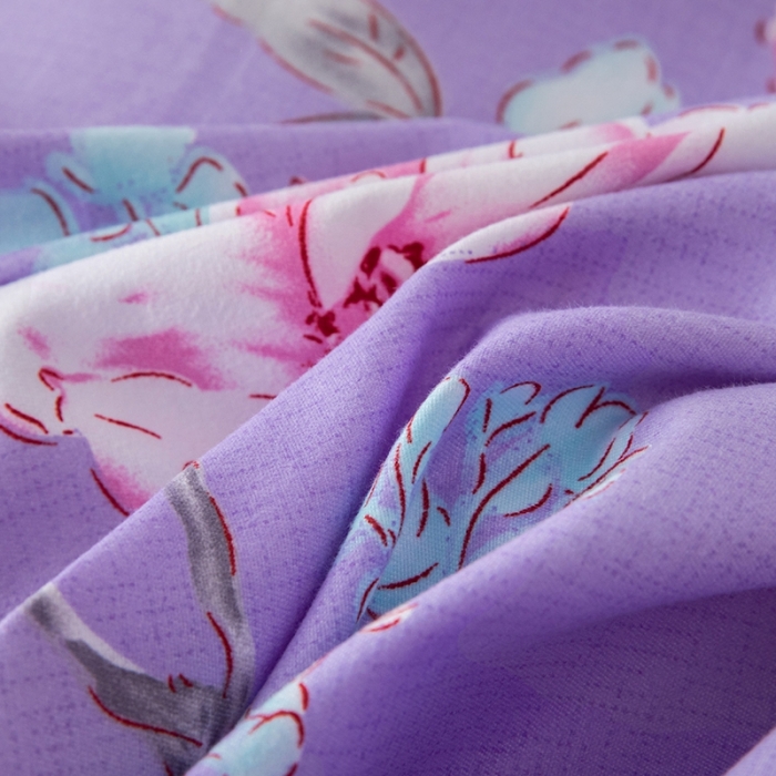 91家纺网 家纺一手货源 找家纺 纽缦 2020新款加厚磨毛床单款四件套 幽香入梦