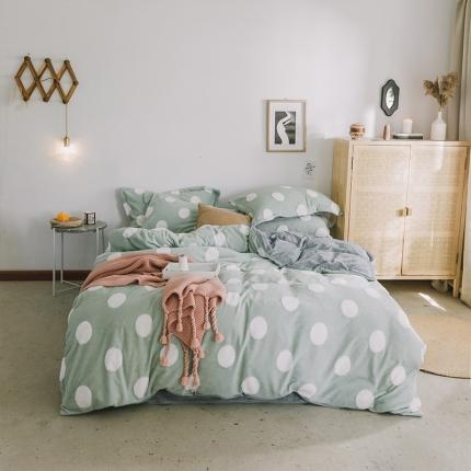 91家纺网 家纺一手货源 找家纺 （总）佰亿莱 2024新款提花舒棉绒四件套