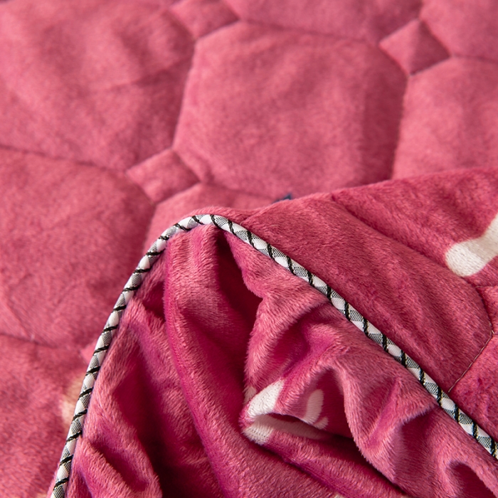 91家纺网 家纺一手货源 找家纺 （总）纽缦 2020新款绒夹棉床裙四件套