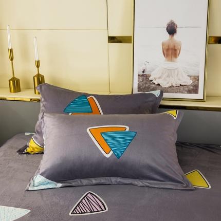 91家纺网 家纺一手货源 找家纺 （总）纽缦 2020新款信封枕套一对