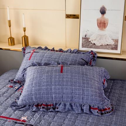 91家纺网 家纺一手货源 找家纺 （总）纽缦 2020新款夹棉枕套一对