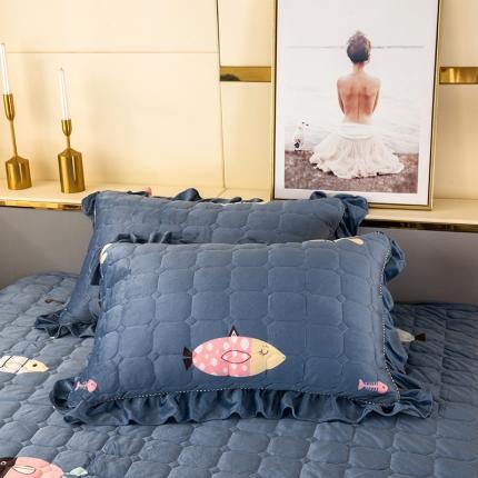 91家纺网 家纺一手货源 找家纺 （总）纽缦 2020新款夹棉枕套一对