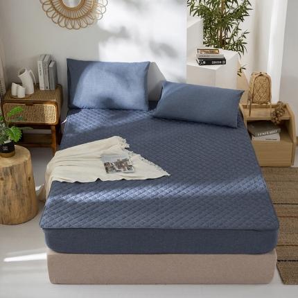 91家纺网 家纺一手货源 找家纺 （总）久典 2023全棉色织水洗棉夹棉床笠