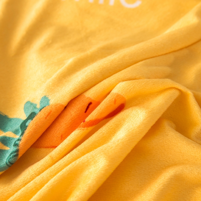 91家纺网 家纺一手货源 找家纺 纽缦 2020新款单被套 萝卜兔子黄