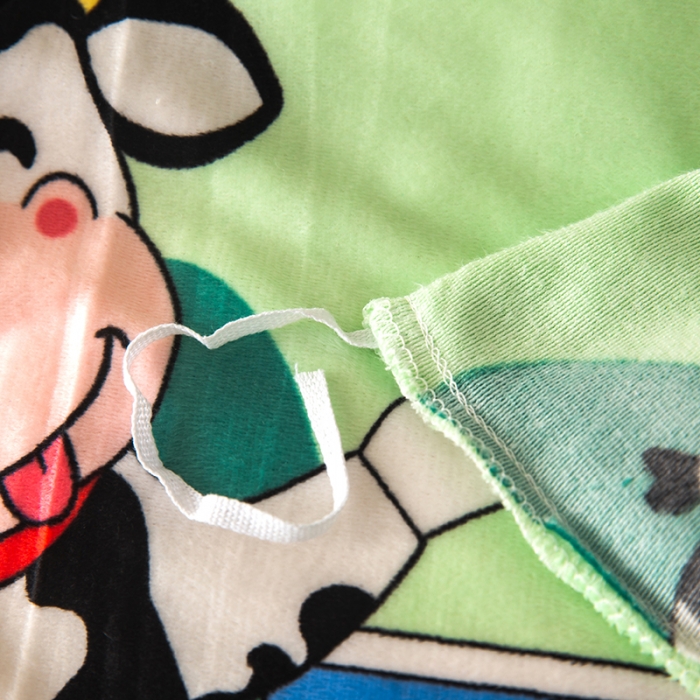 91家纺网 家纺一手货源 找家纺 纽缦 2020新款单被套 奶牛块