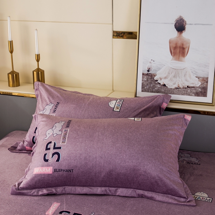 91家纺网 家纺一手货源 找家纺 纽缦 2020新款信封枕套一对 小象