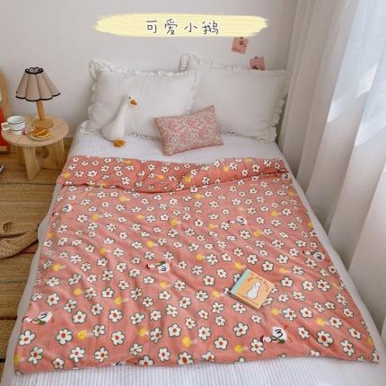 91家纺网 家纺一手货源 找家纺 （总）星期八2020新款双层宝宝绒盖毯被毯子毛毯模特图