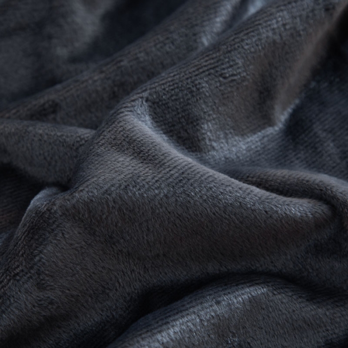 91家纺网 家纺一手货源 找家纺 梦家居 2020秋冬单品水晶绒床笠 深灰色