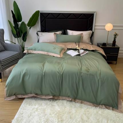 91家纺网 家纺一手货源 找家纺 （总）优悦 2020新款水洗冰丝四件套罗曼系列