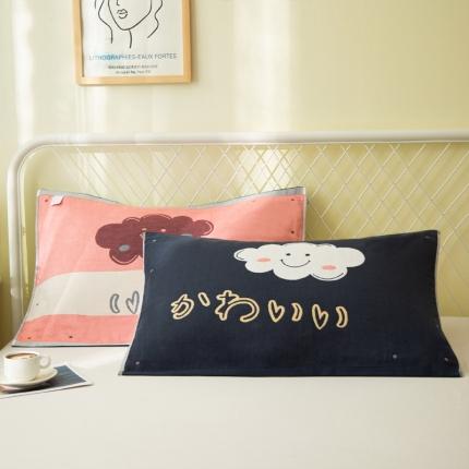 91家纺网 家纺一手货源 找家纺 （总）朴尔 2020新款卡通AB组合全棉四层纱布枕巾