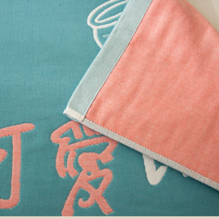 91家纺网 家纺一手货源 找家纺 朴尔 2020新款卡通AB组合全棉四层纱布枕巾 可爱牛油果可爱绿