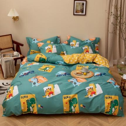 91家纺网 家纺一手货源 找家纺 （总）盛馨家纺 2023新款美式田园风全棉四件套