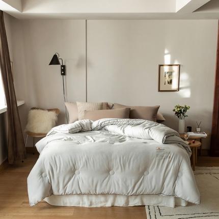 91家纺网 家纺一手货源 找家纺 莱福仕 2022新款X2劲能双效自热被 铂银灰