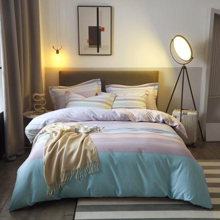 91家纺网 家纺一手货源 找家纺 （总）威克凯丽 2023新款全棉活性生态磨毛四件套