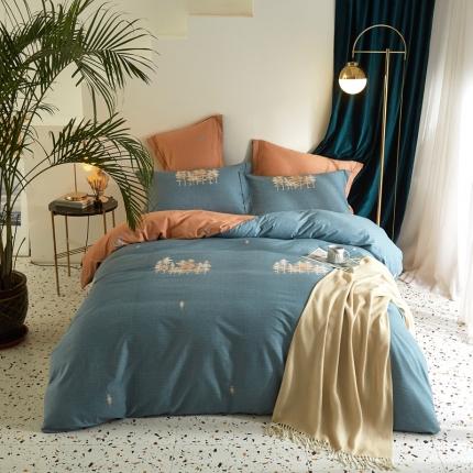 91家纺网 家纺一手货源 找家纺 威克凯丽 2021新款生态磨毛四件套 铭缘