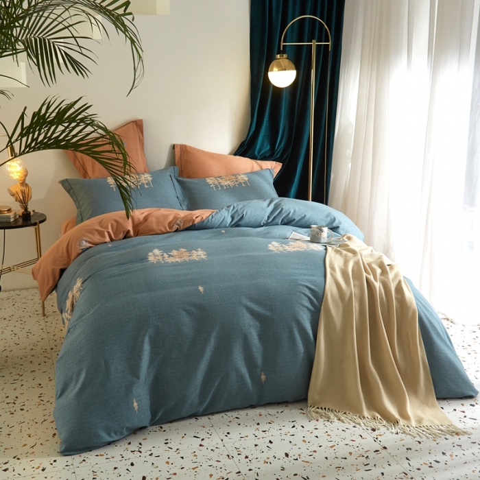 91家纺网 家纺一手货源 找家纺 威克凯丽 2021新款生态磨毛四件套 铭缘