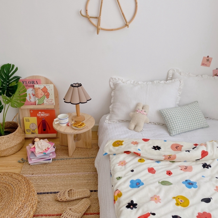 91家纺网 家纺一手货源 找家纺 （总）星期八2020新款双层宝宝绒盖毯被毯子毛毯实拍图