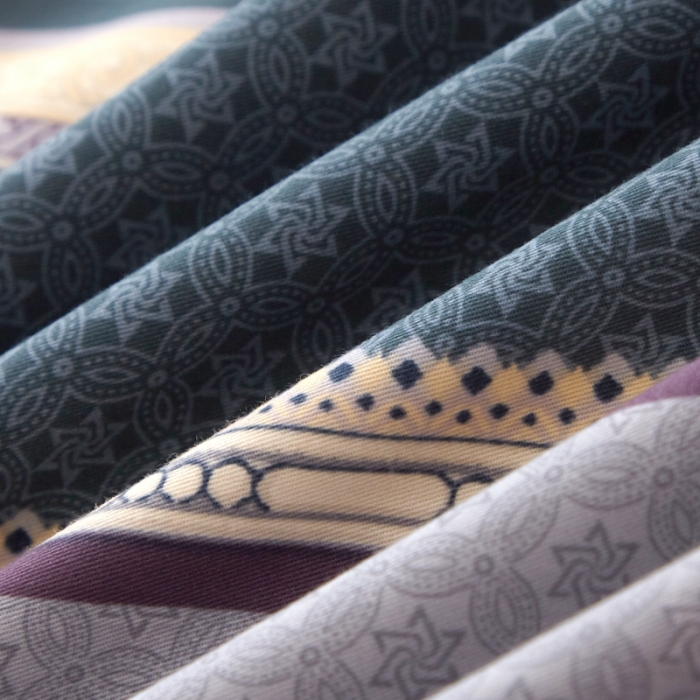 91家纺网 家纺一手货源 找家纺 威克凯丽 2023新款全棉活性生态磨毛四件套 瑾兮-绿