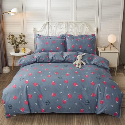 91家纺网 家纺一手货源 找家纺 （总）优家居 2023新款植物羊绒床单款四件套