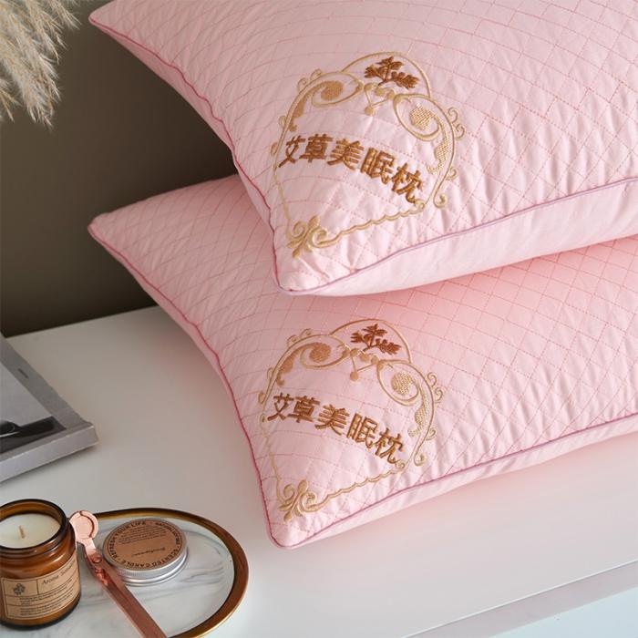 91家纺网 家纺一手货源 找家纺 （总）赛格时代家居  全棉艾草绣花枕芯