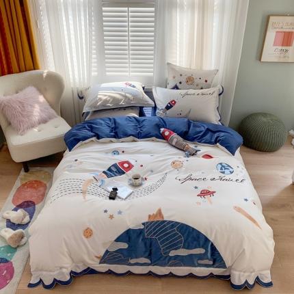 91家纺网 家纺一手货源 找家纺 （总）西西家居 2023新款60支长绒棉四件套