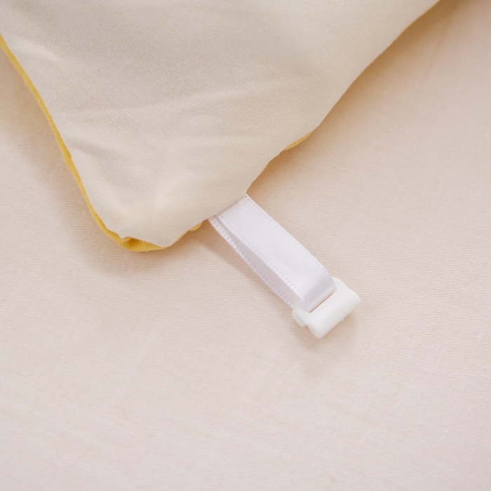 91家纺网 家纺一手货源 找家纺 宅部落 2020新款A类针织棉抗菌儿童冬被 柠檬-白