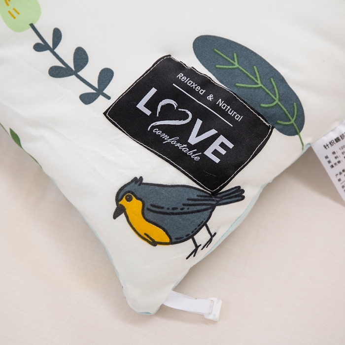 91家纺网 家纺一手货源 找家纺 宅部落 2020新款A类针织棉抗菌儿童冬被 奇幻森林