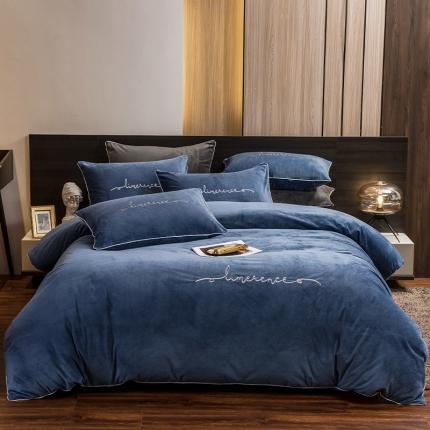 91家纺网 家纺一手货源 找家纺 （总）瑞驰 2022新款A类婴儿绒保暖四件套