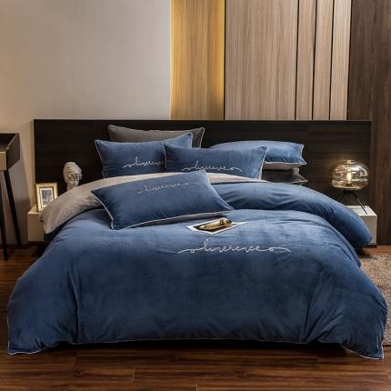 91家纺网 家纺一手货源 找家纺 （总）瑞驰 2022新款A类婴儿绒保暖四件套