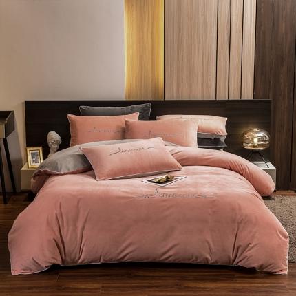 91家纺网 家纺一手货源 找家纺 （总）瑞驰 2022新款A类婴儿绒保暖四件套