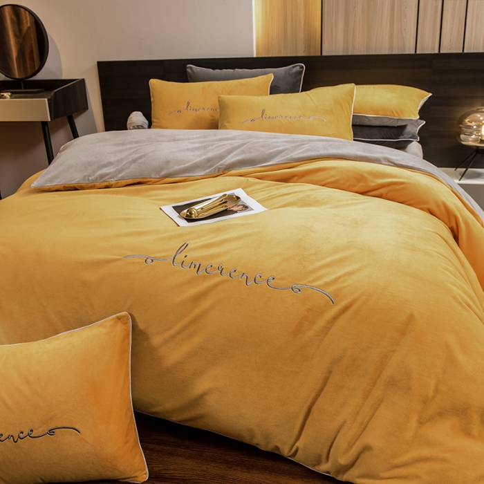 91家纺网 家纺一手货源 找家纺 （总）瑞驰 2022新款A类婴儿绒保暖四件套