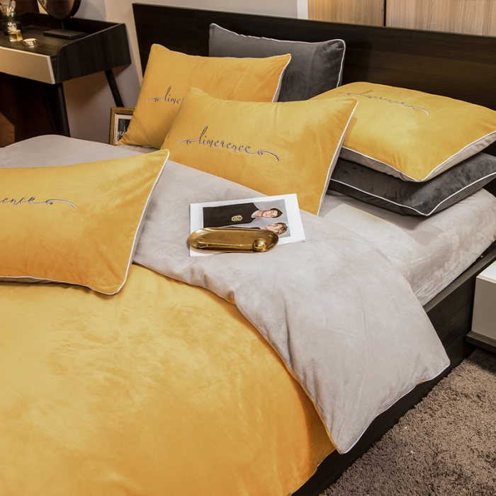 91家纺网 家纺一手货源 找家纺 （总）瑞驰 2022新款A类婴儿绒保暖四件套